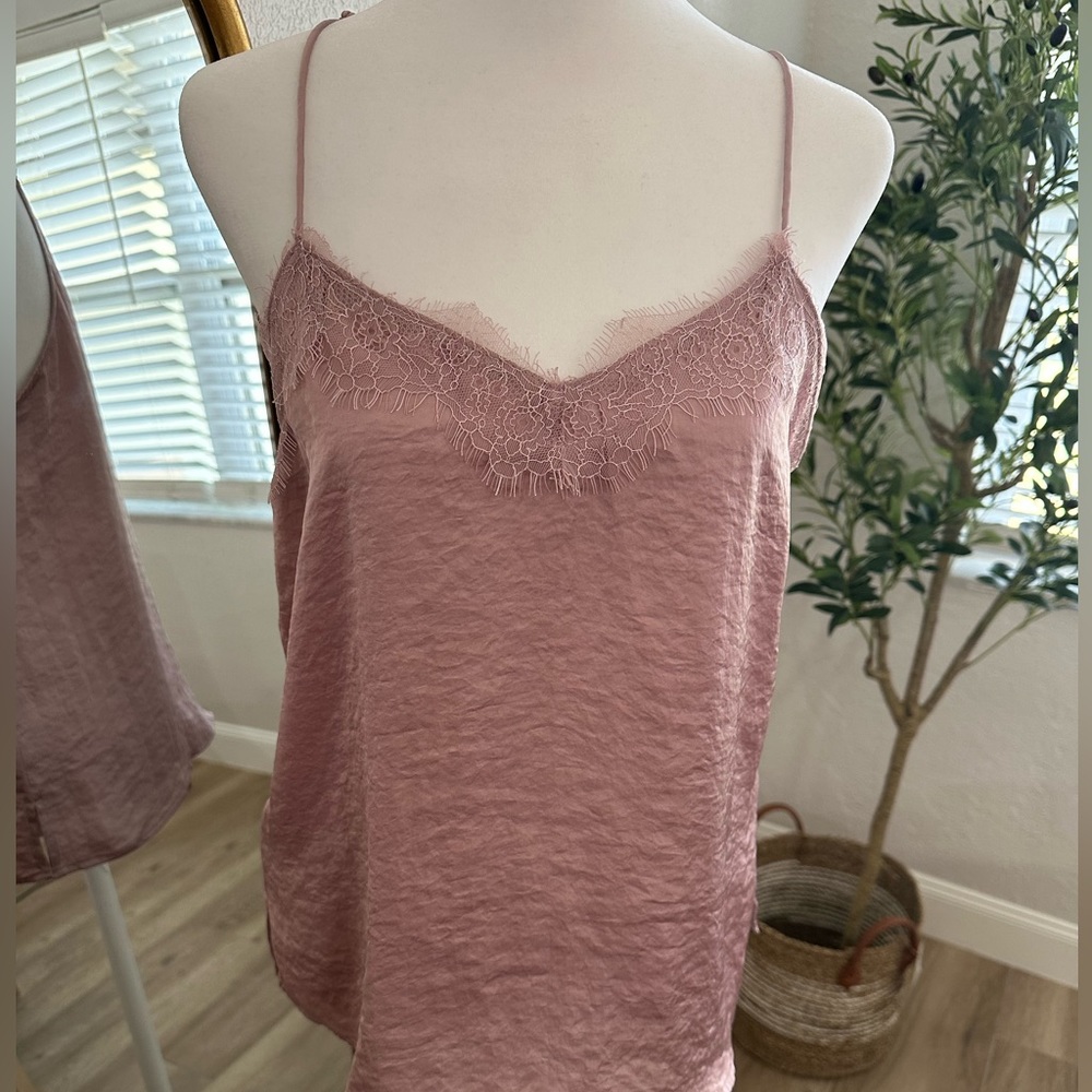 Nine West Lace Dressy Camisole Racerback shirt Size Small NWT